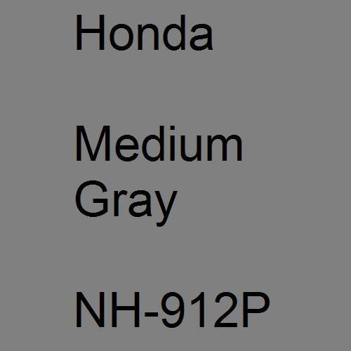 Honda, Medium Gray, NH-912P.